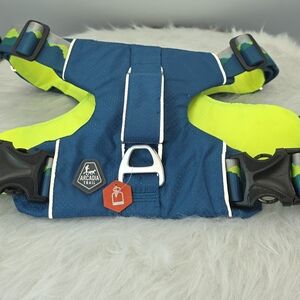 Arcadia Trail dog harness Blue And Green Size XL